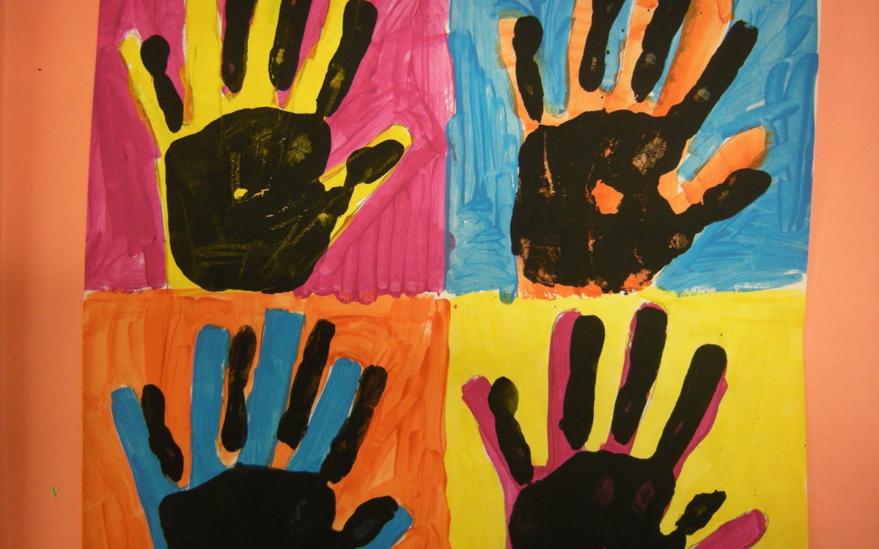 Painting Andy Warhol Hands