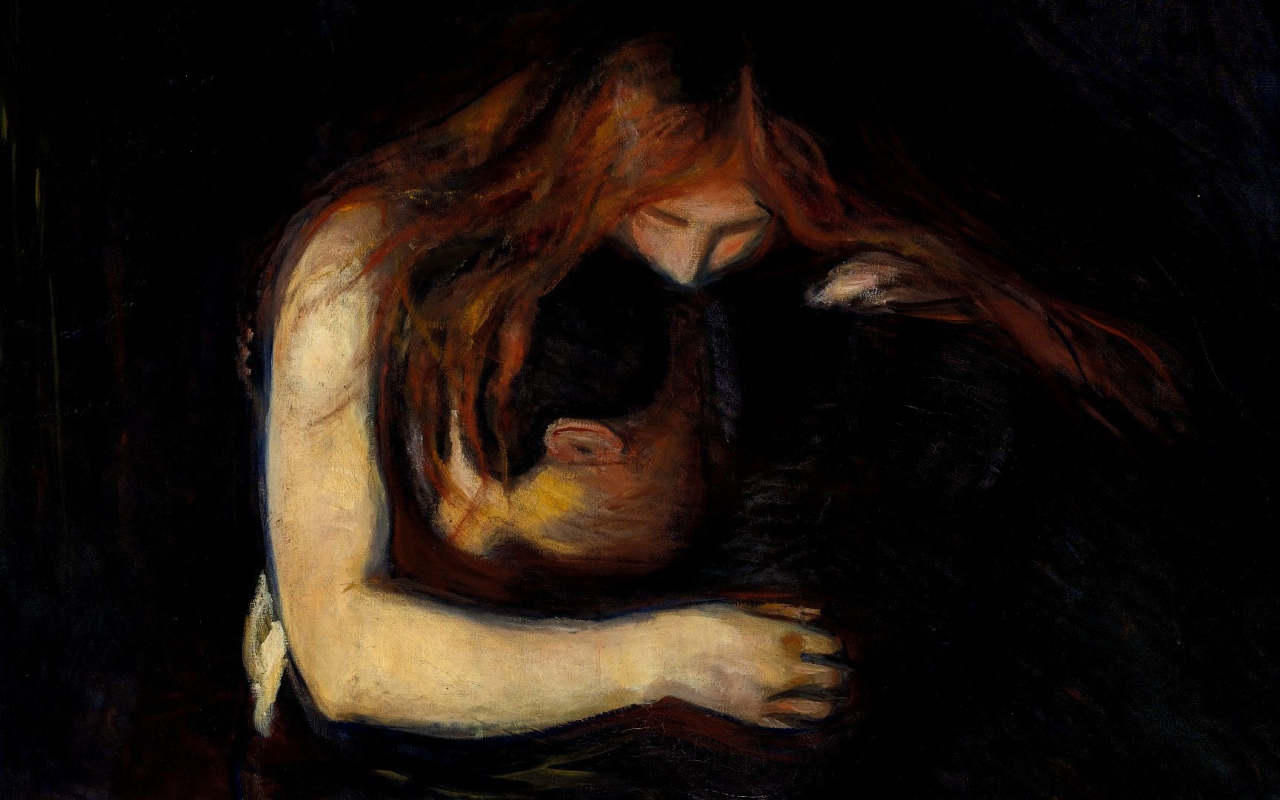 Painting Edvard Munch - Regret