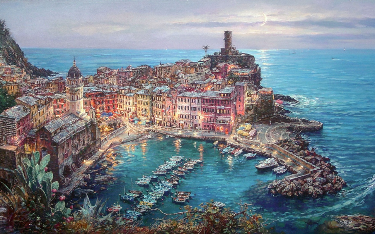 Луна над морем