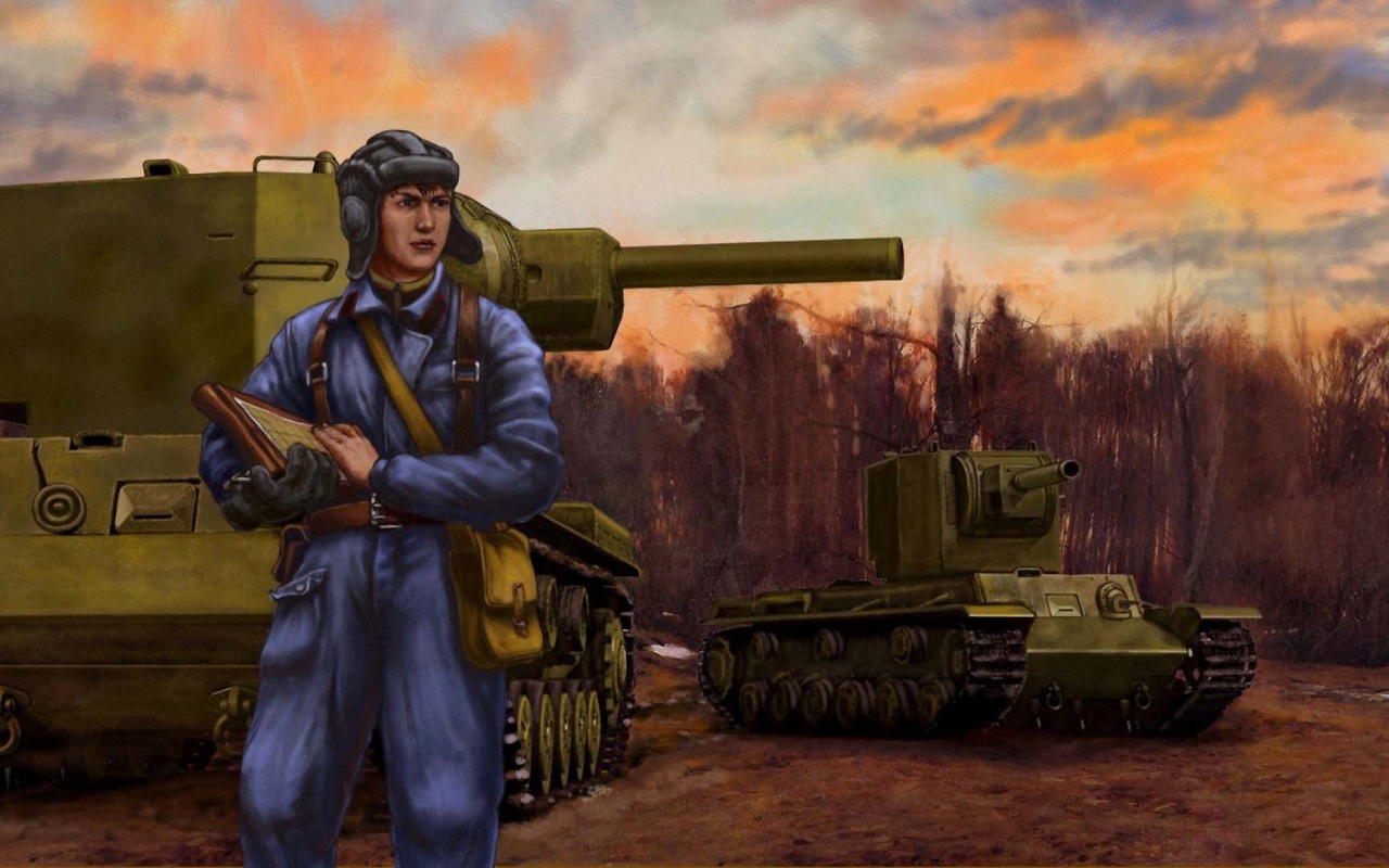 Русский танк Клим ворошилов