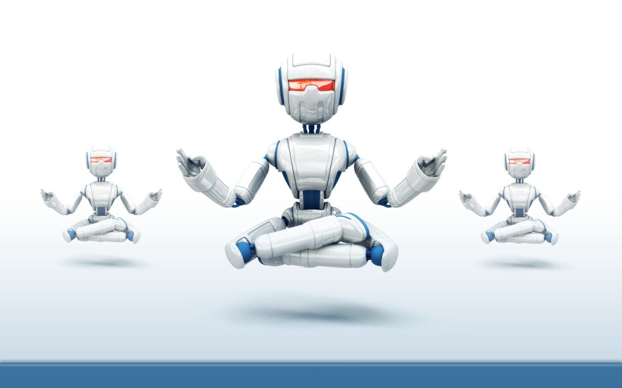 Роботы медитируют