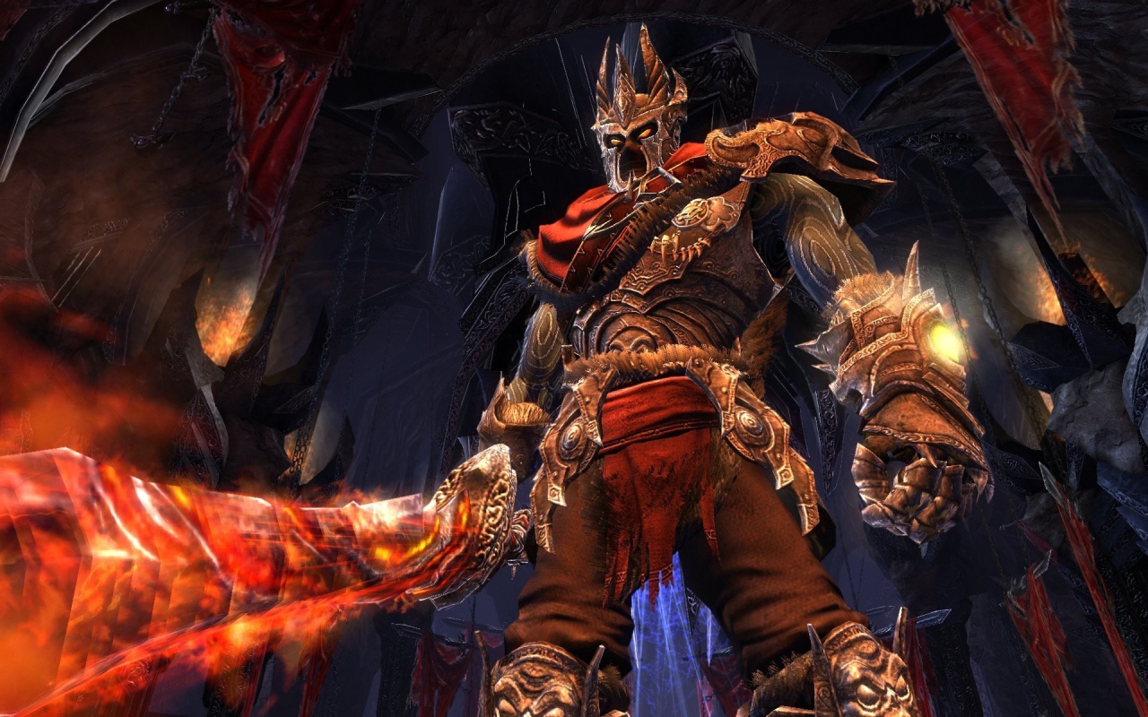 Воин с огненным мечом