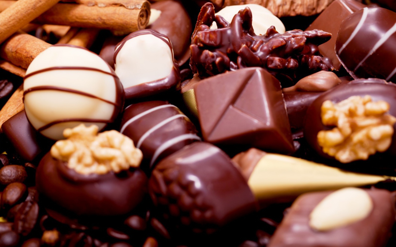 Assorted chocolate candy