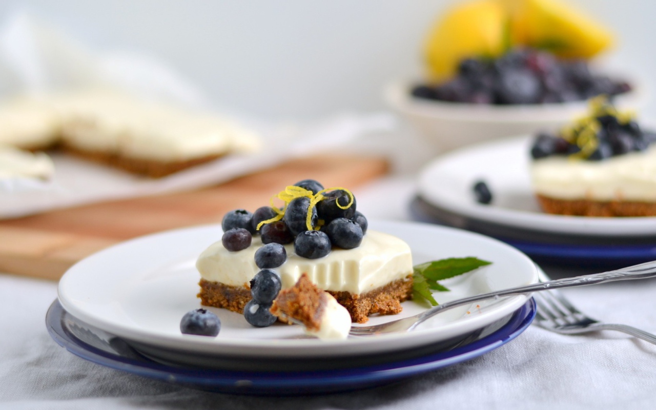 Черничный десерт