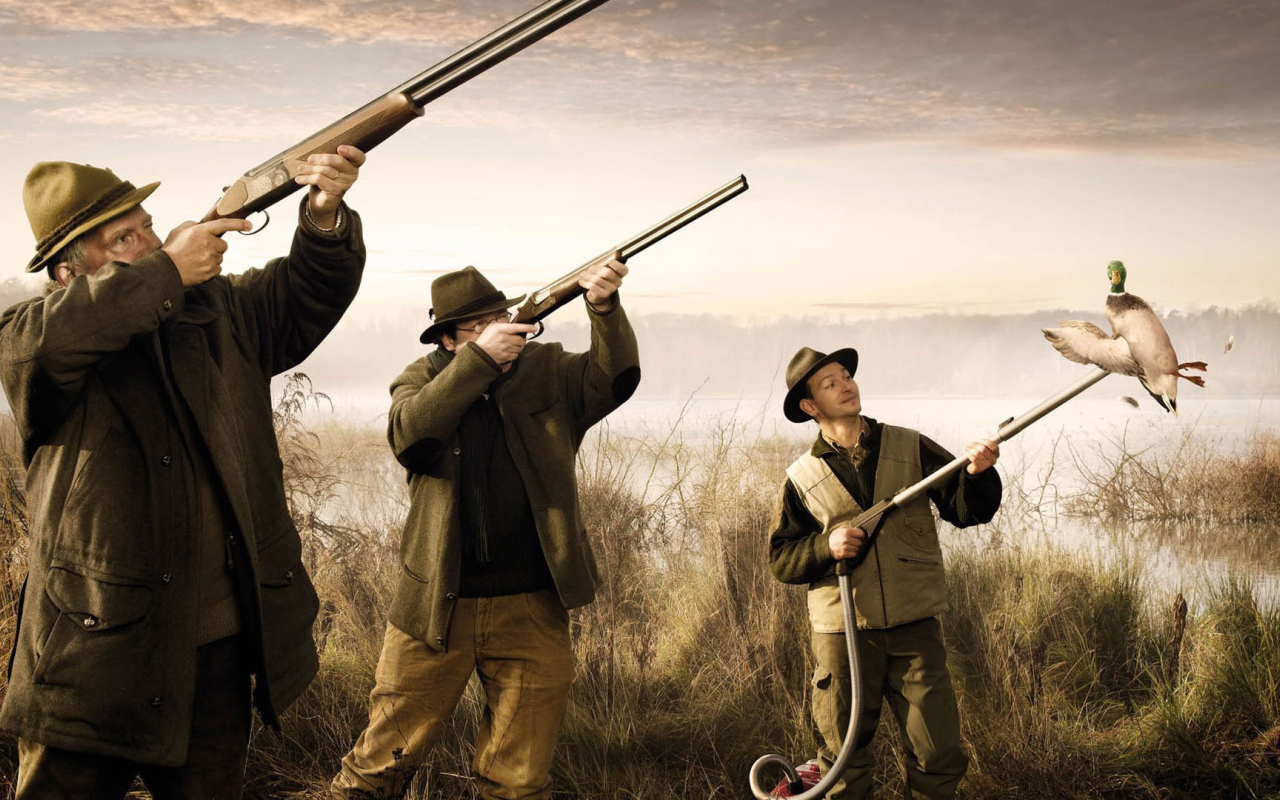 Охота с помощью пылесоса