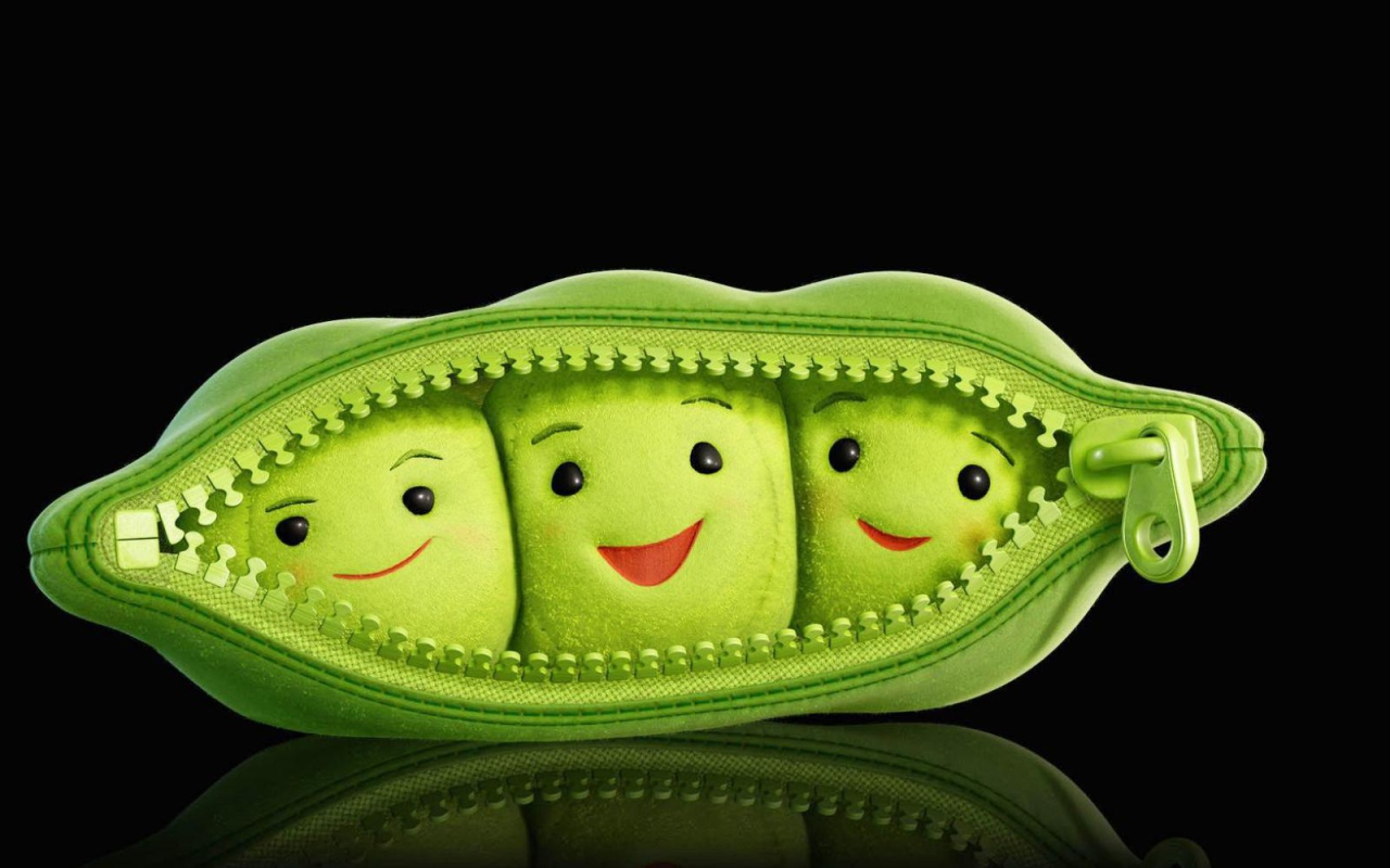 Горошины в стручке