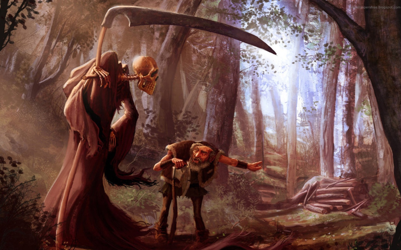 К деду пришла смерть