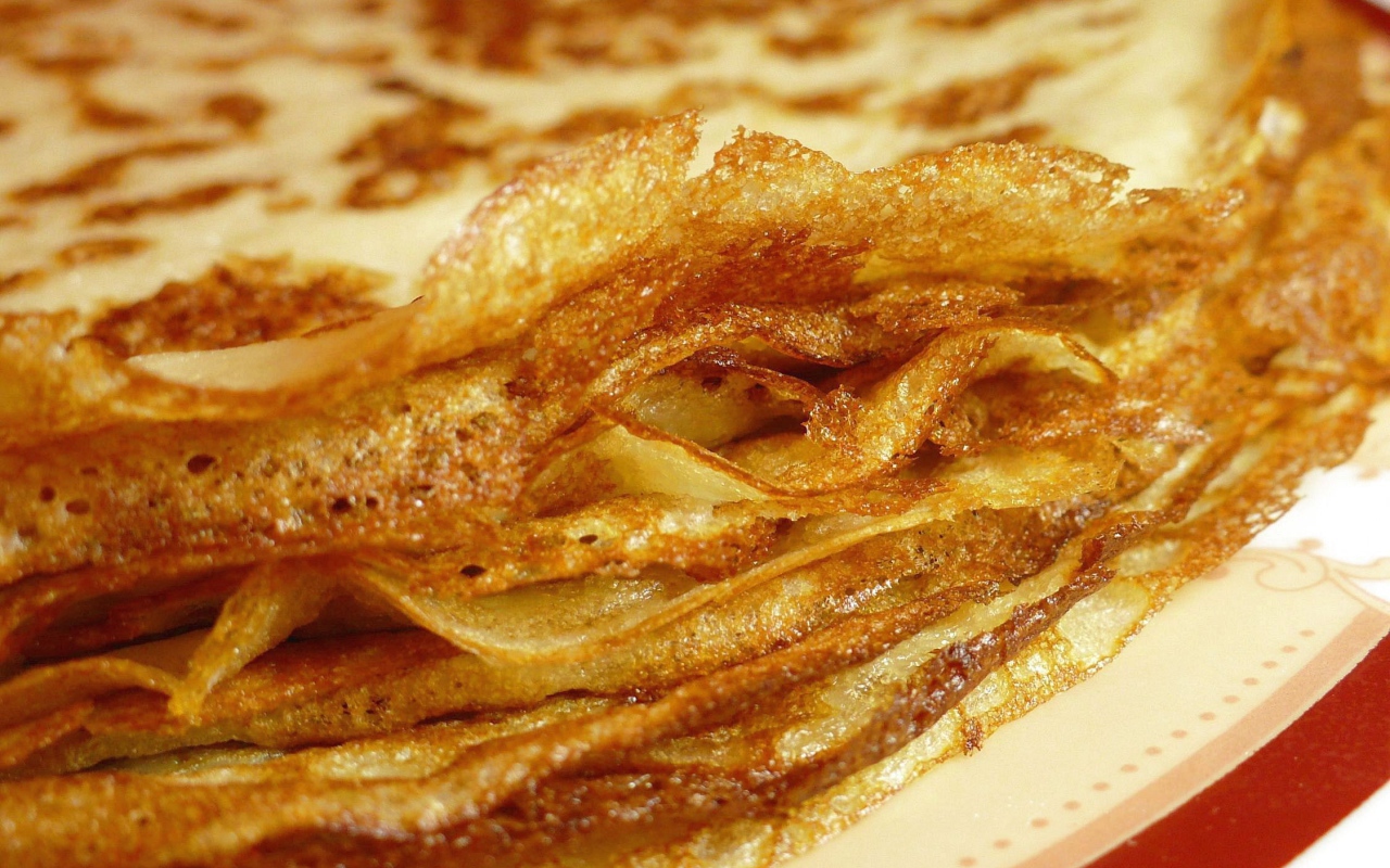 Румяные блины на Масленицу