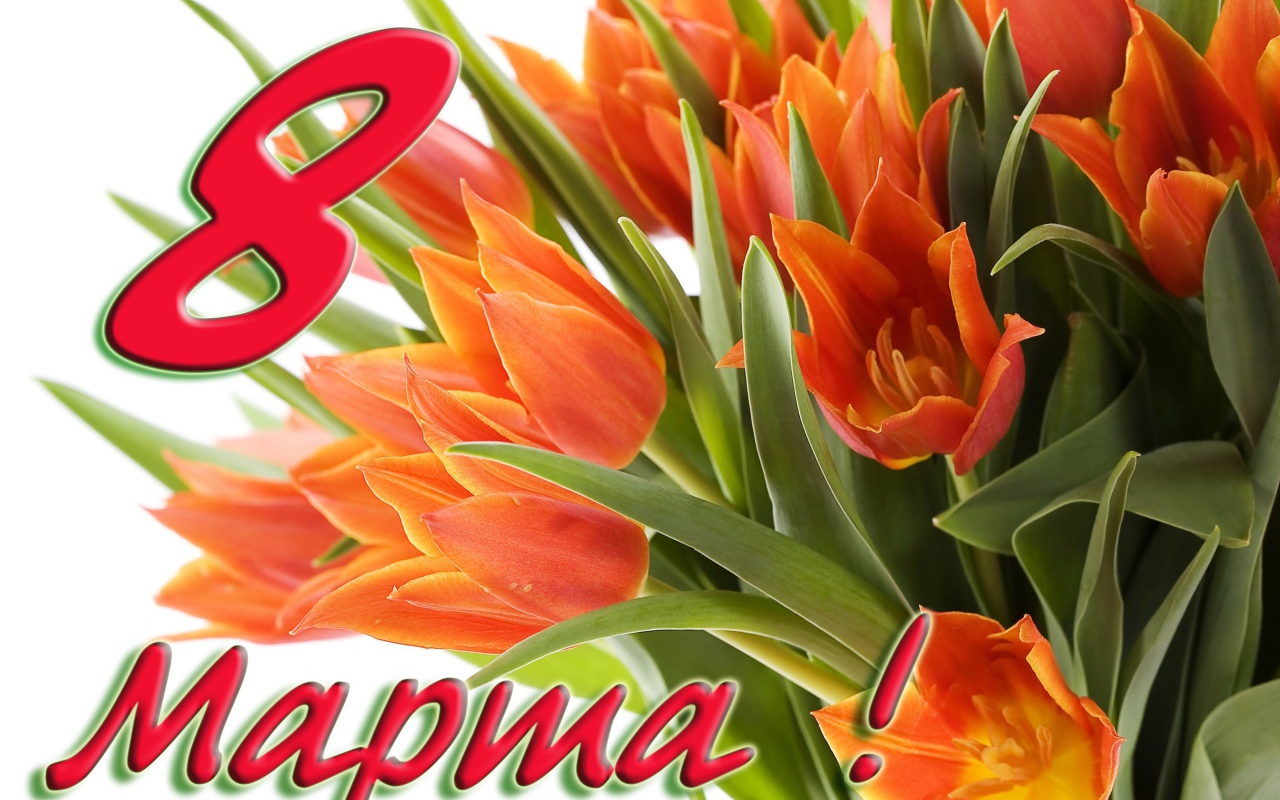 Замечательный букет на 8 марта