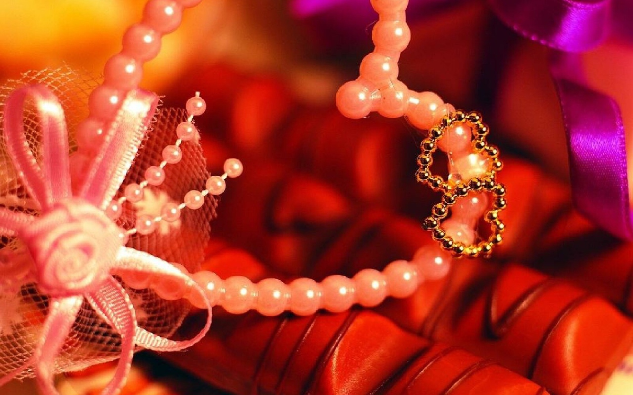 Жемчужное сердце на День Влюбленных 14 февраля