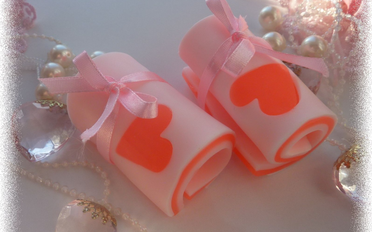 Мыло с сердцем на День Святого Валентина 14 февраля