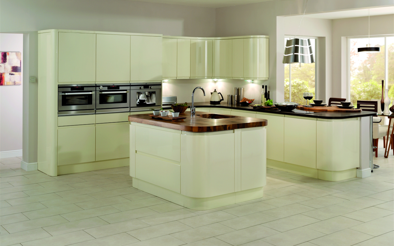 Белая кухня