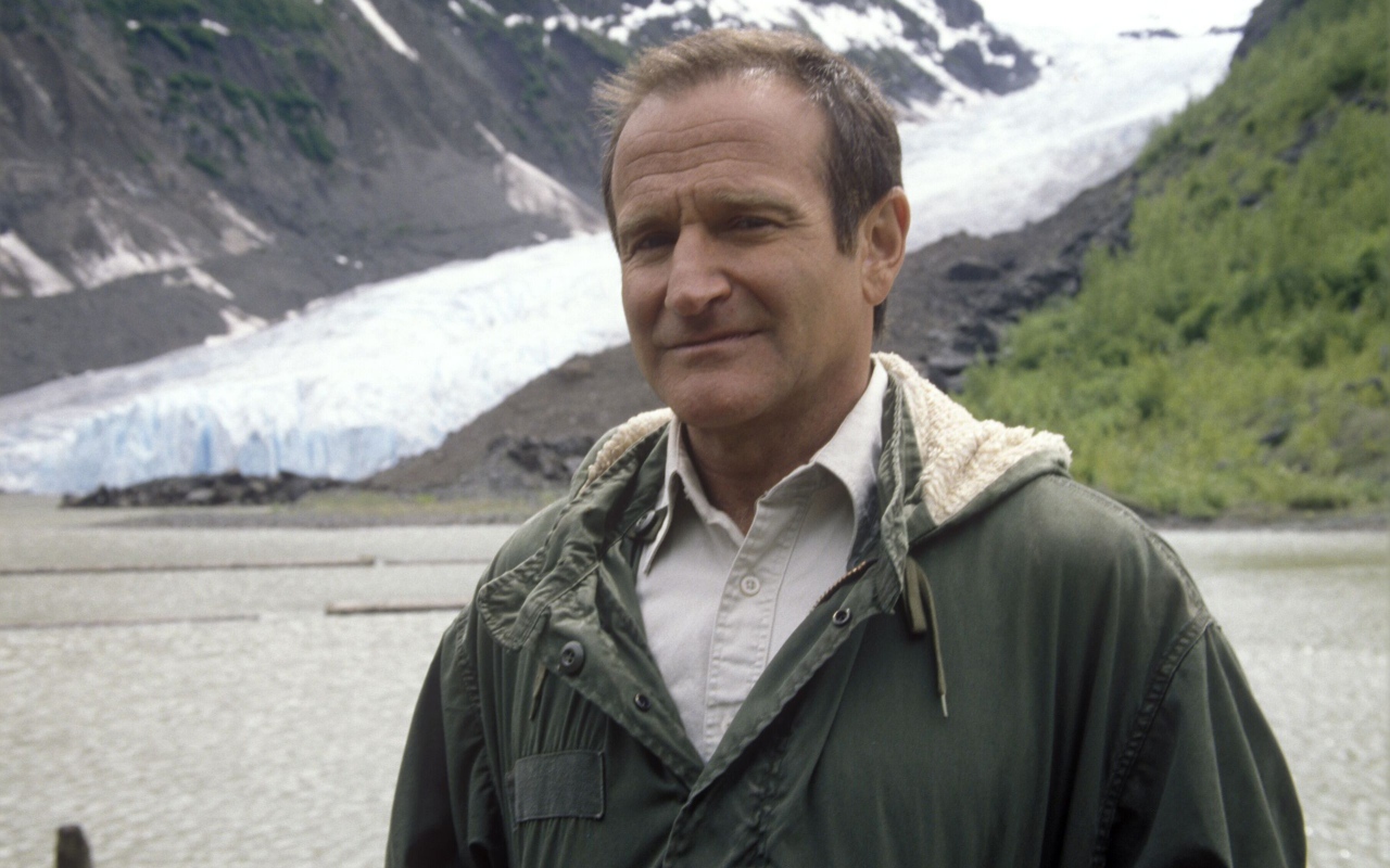 Актер Робин Уильямс на севере