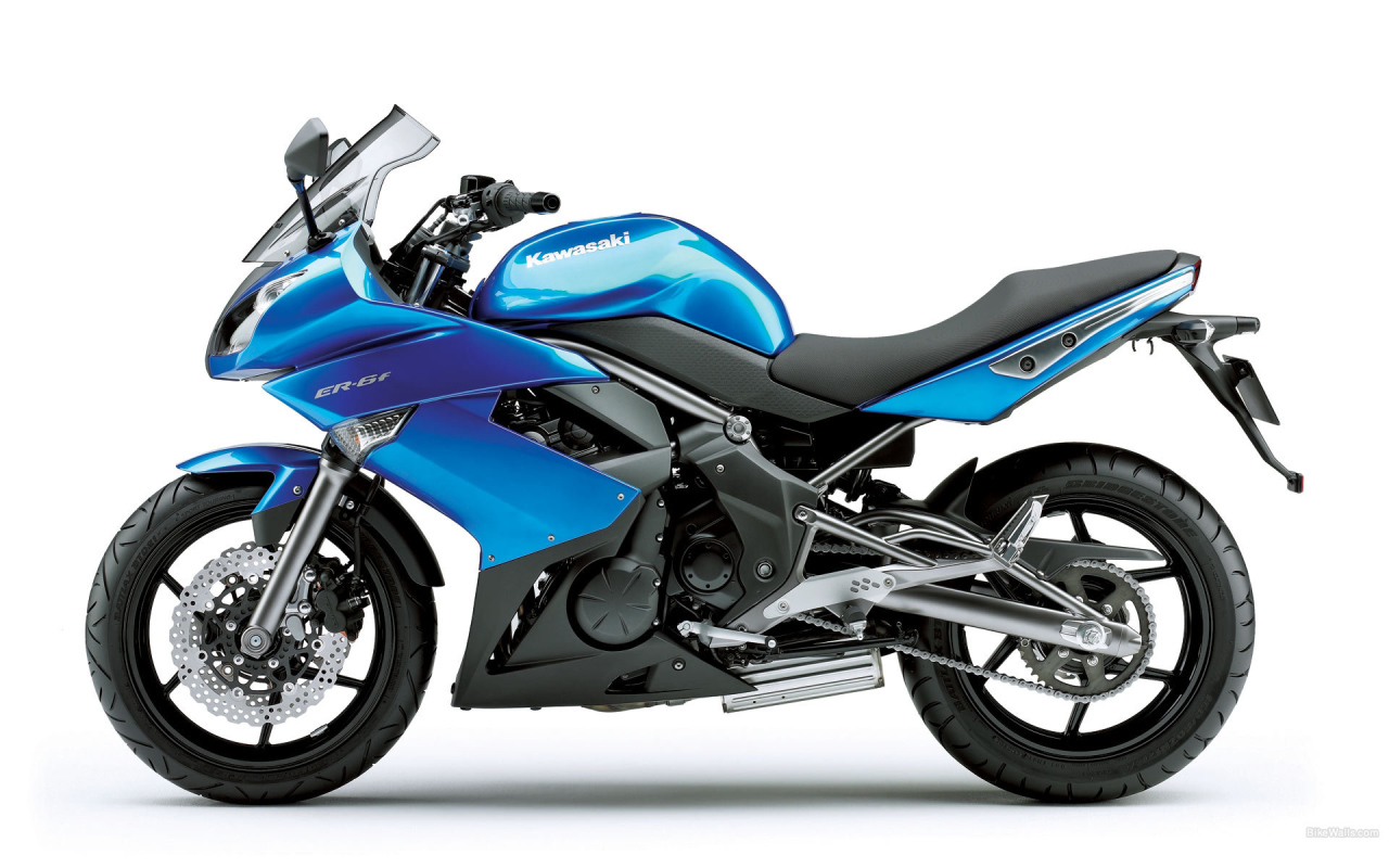 Красивый мотоцикл Kawasaki ER-6f