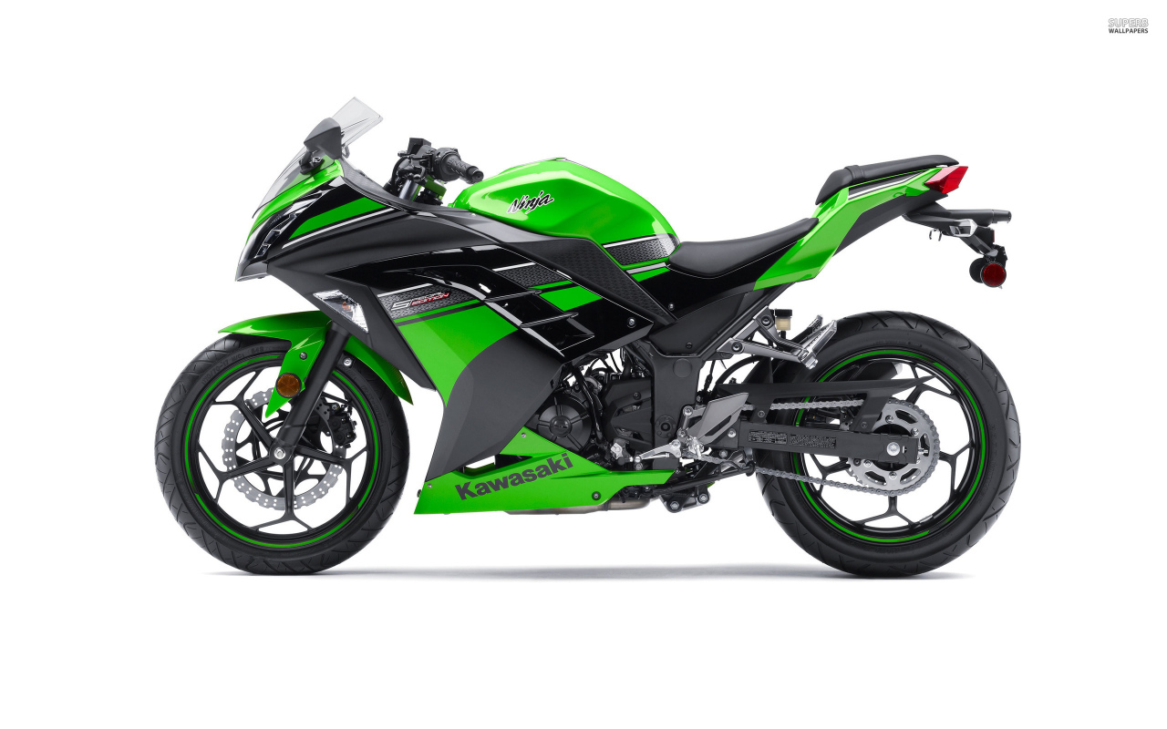 Красивый мотоцикл Kawasaki Ninja 300
