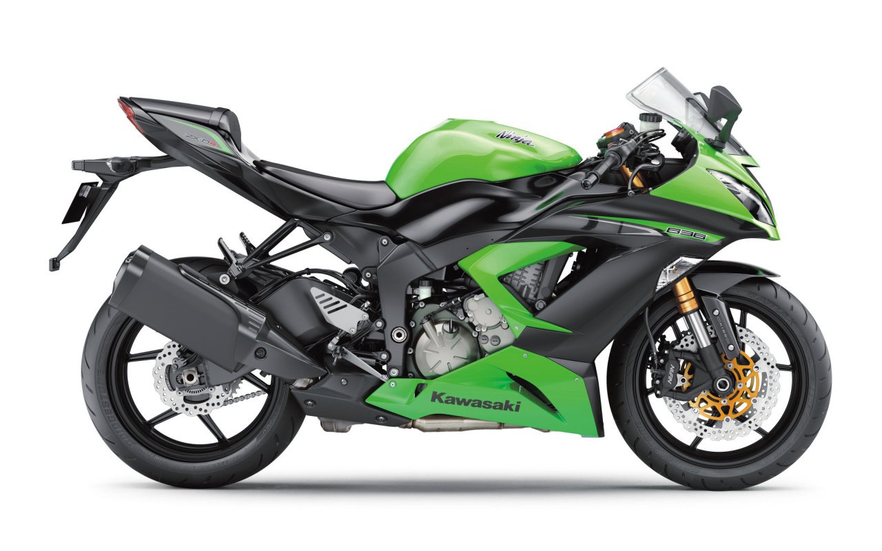 Мотоцикл модели Kawasaki Ninja ZX-6R 636 Performance