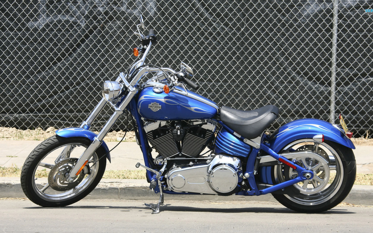 Мотоцикл модели Harley-Davidson Softail Breakout