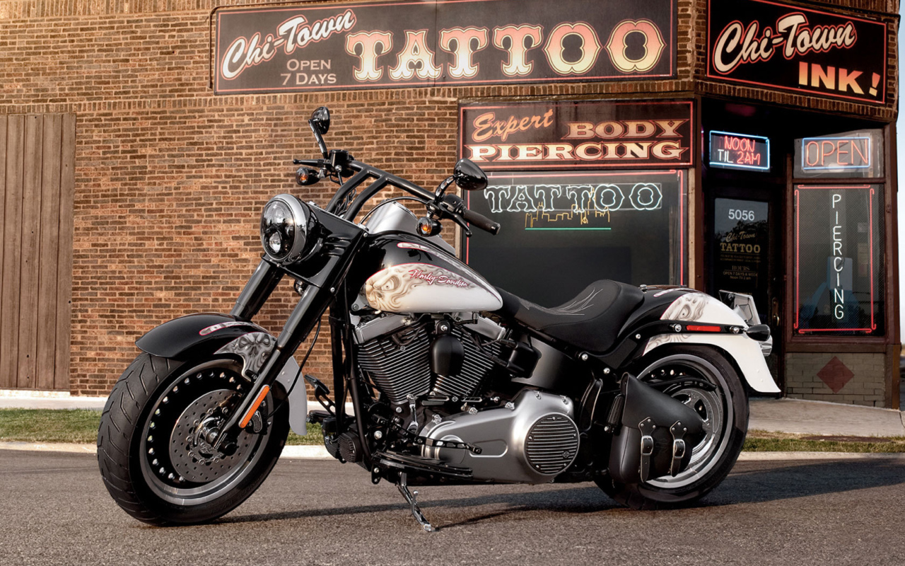 Новый мотоцикл Harley-Davidson Fat Boy