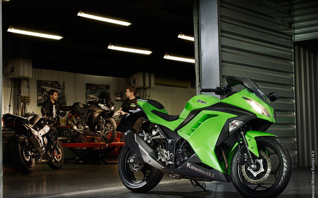 Новый надежный мотоцикл Kawasaki Ninja 300