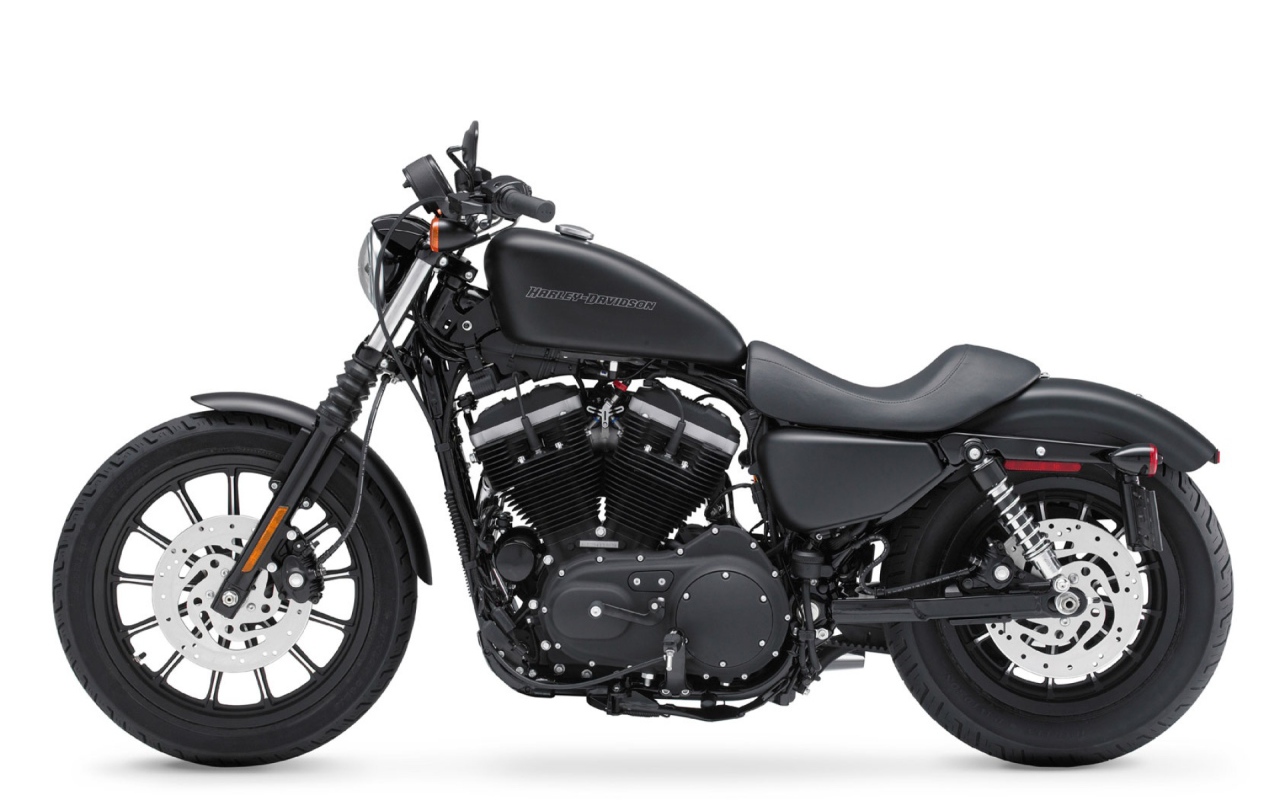 Популярный мотоцикл Harley-Davidson XL 883N Sportster Iron