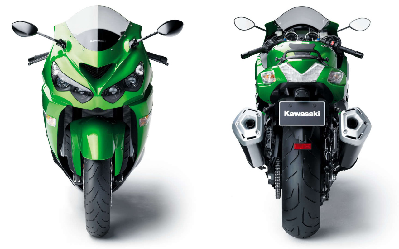 Невероятно быстрый мотоцикл Kawasaki ZZR 1400