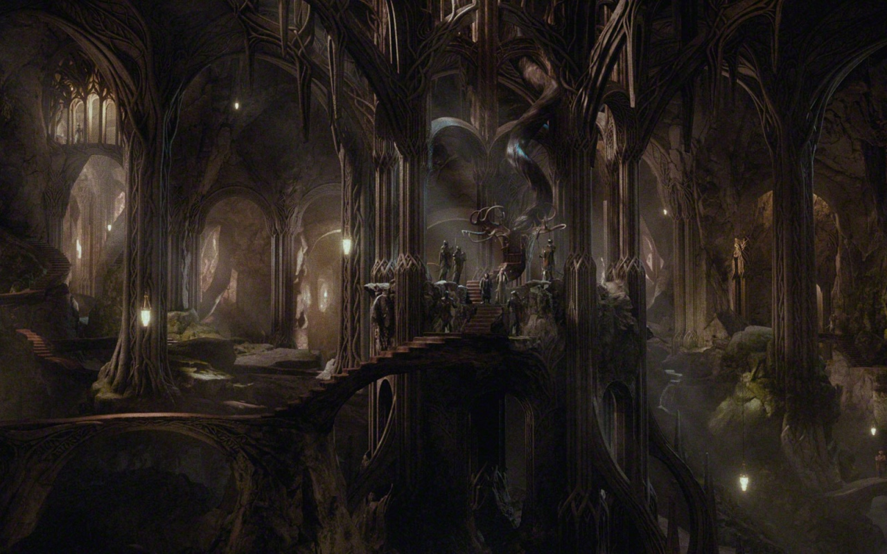 Дворец в фильме Хоббит Битва пяти армий