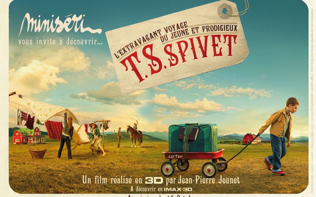 Постер фильма Невероятное путешествие мистера Спивета 2014