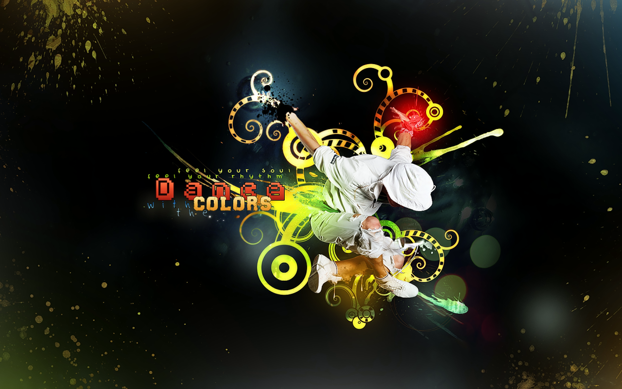 Танец в ярких красках