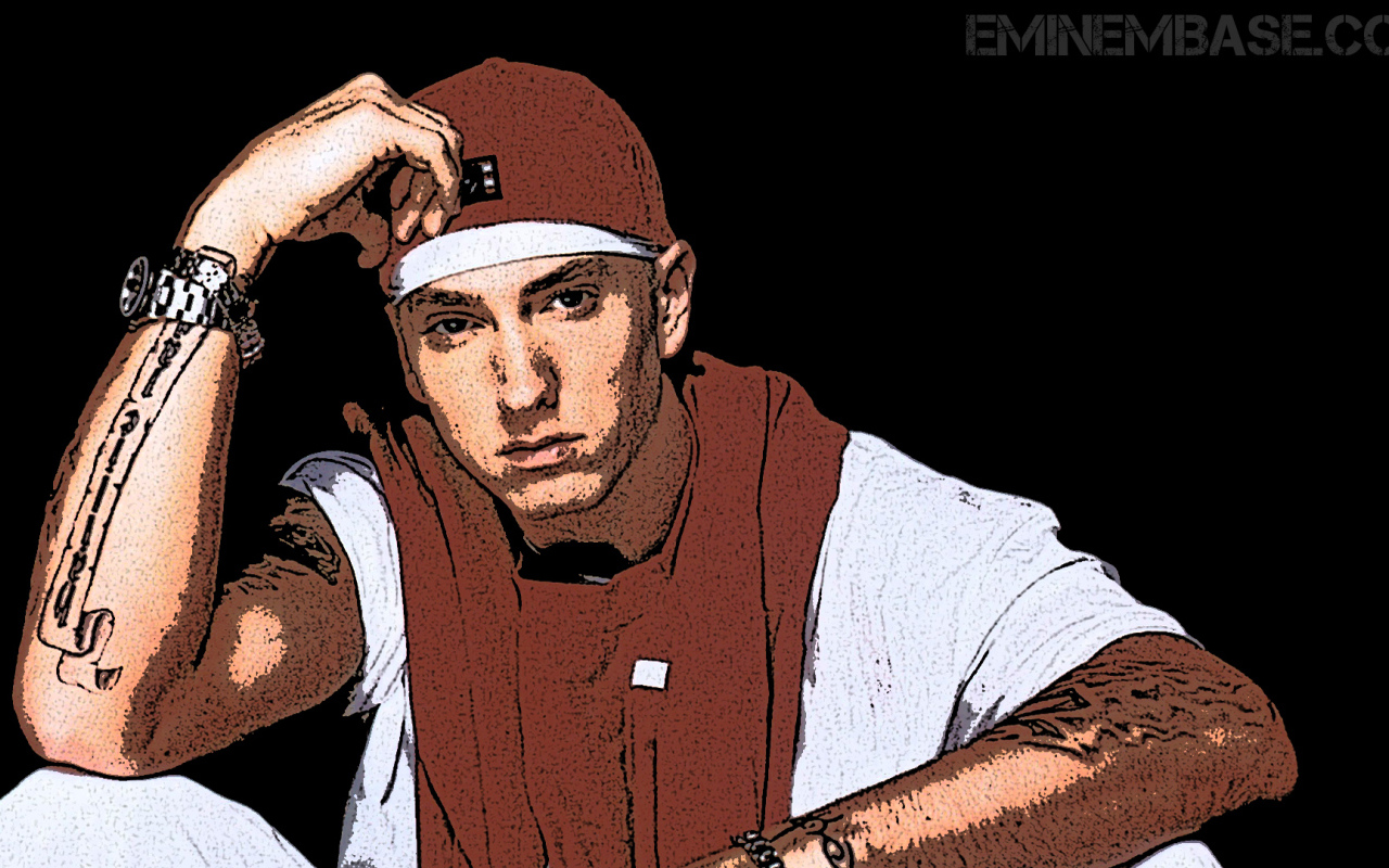 Обои с рэпером Eminem
