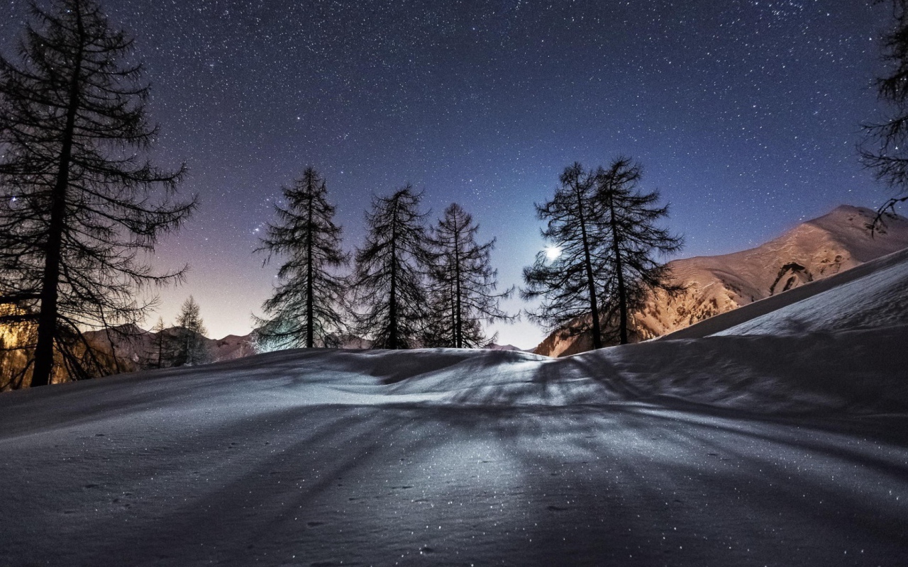 Cнежные дюны