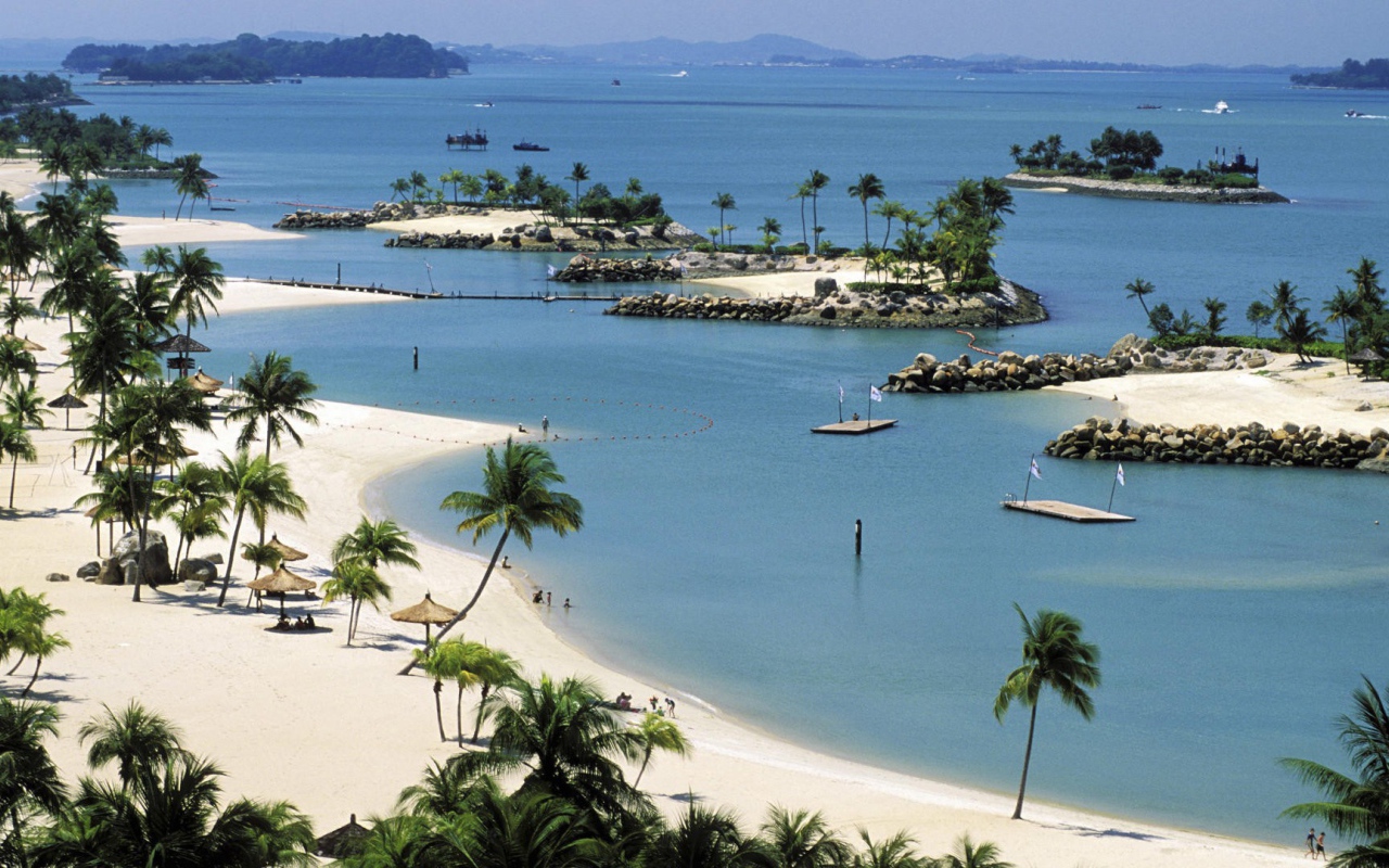 Пляж в Сингапуре