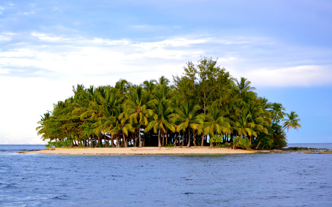 Остров из песка
