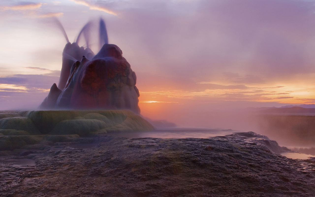 Гейзеры на горе