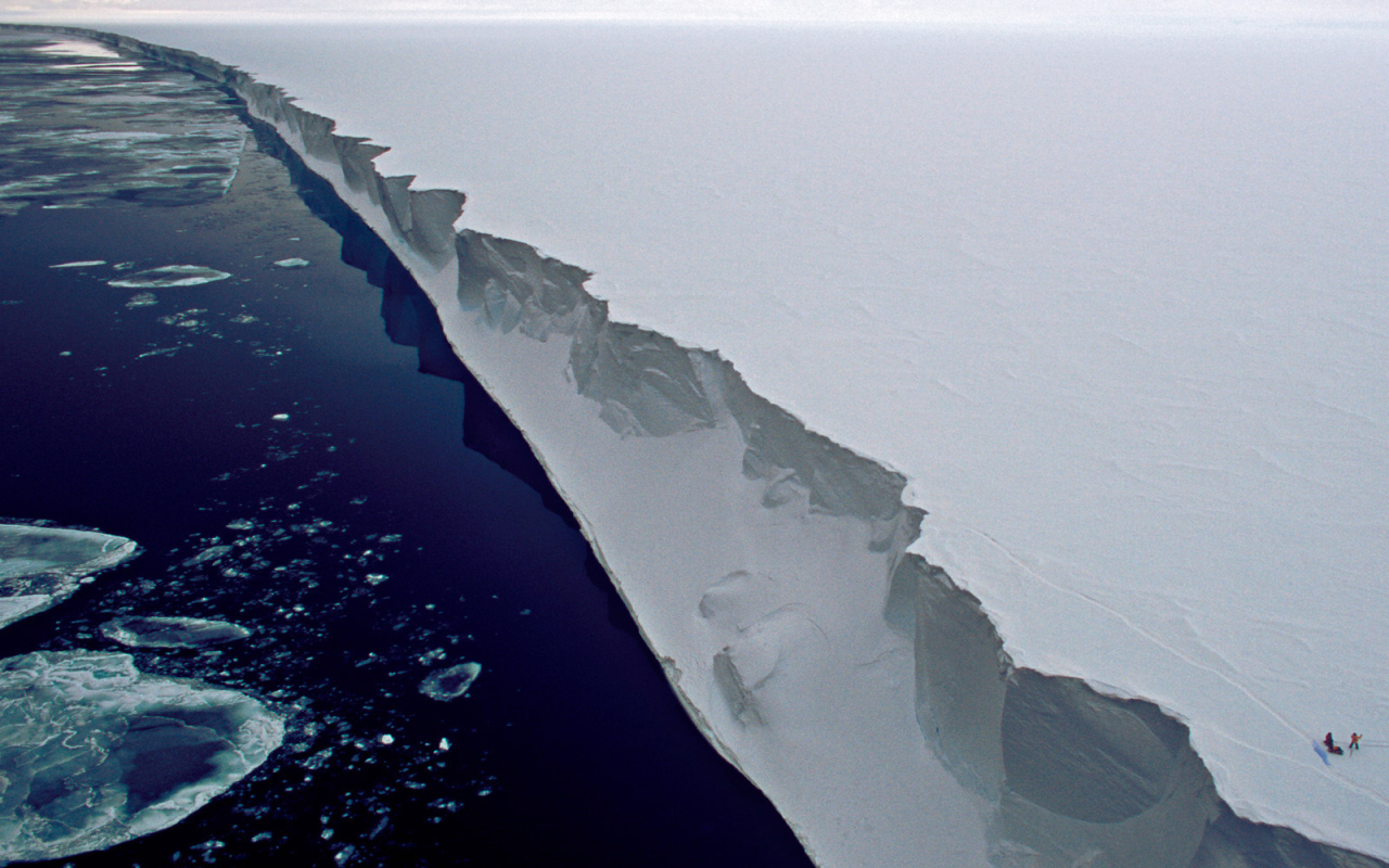 Край льда в антарктиде