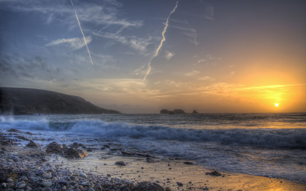 Облака перед закатом