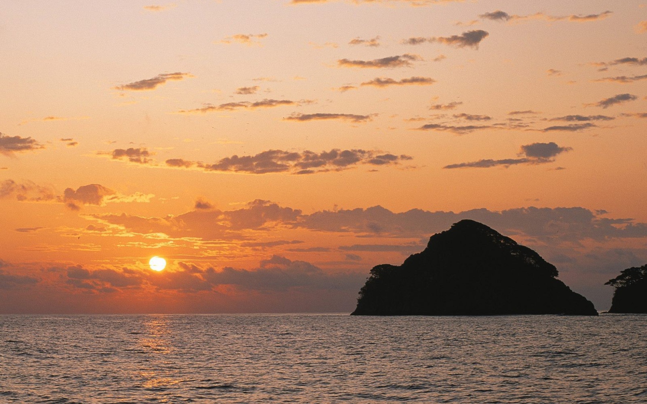 Закат в Мексике