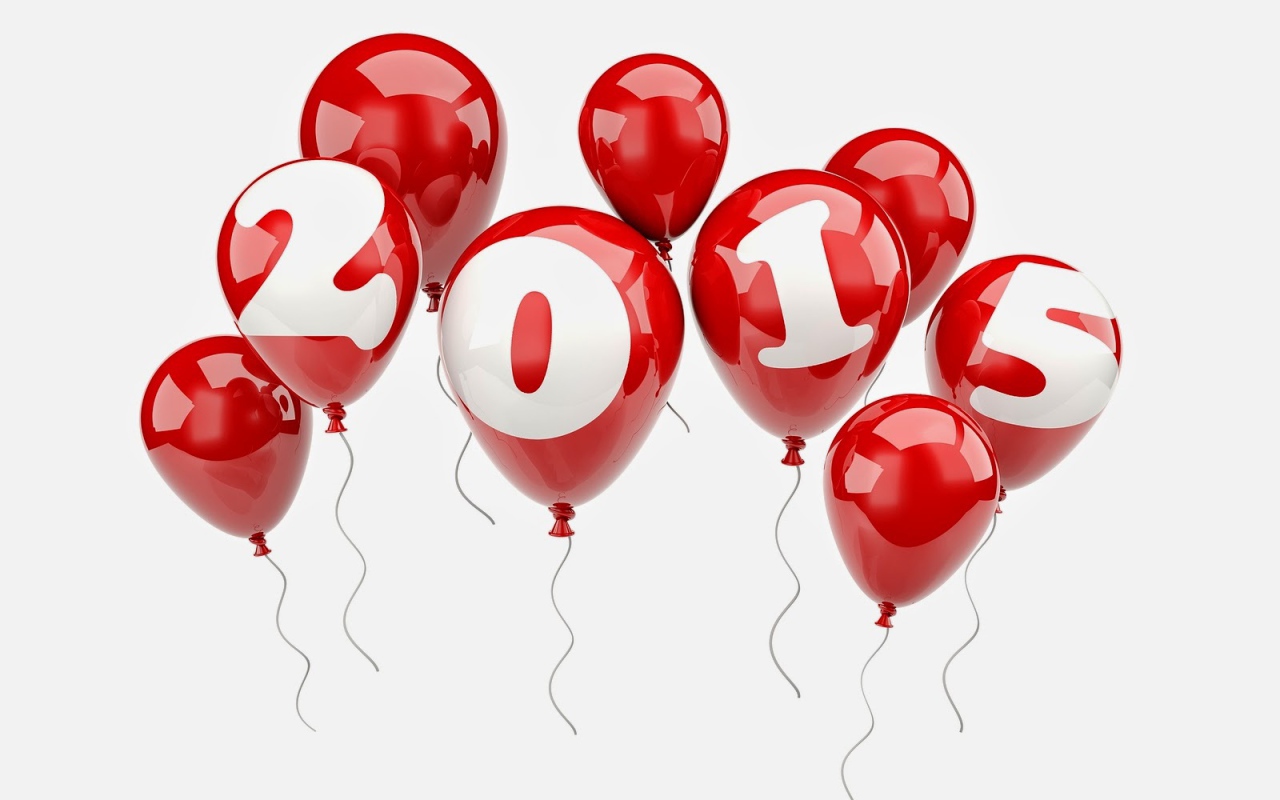 Новый Год 2015 на шариках