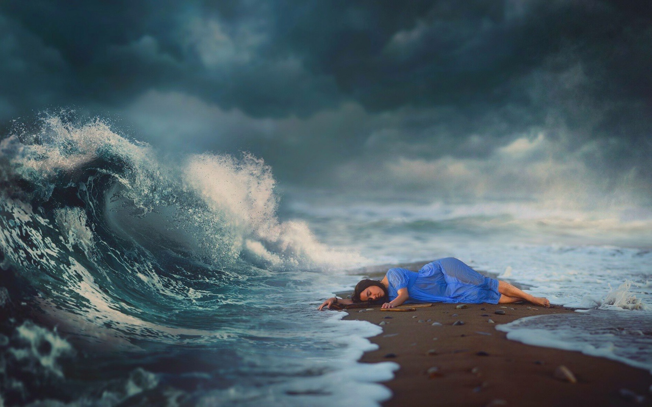 Волны прибоя во сне