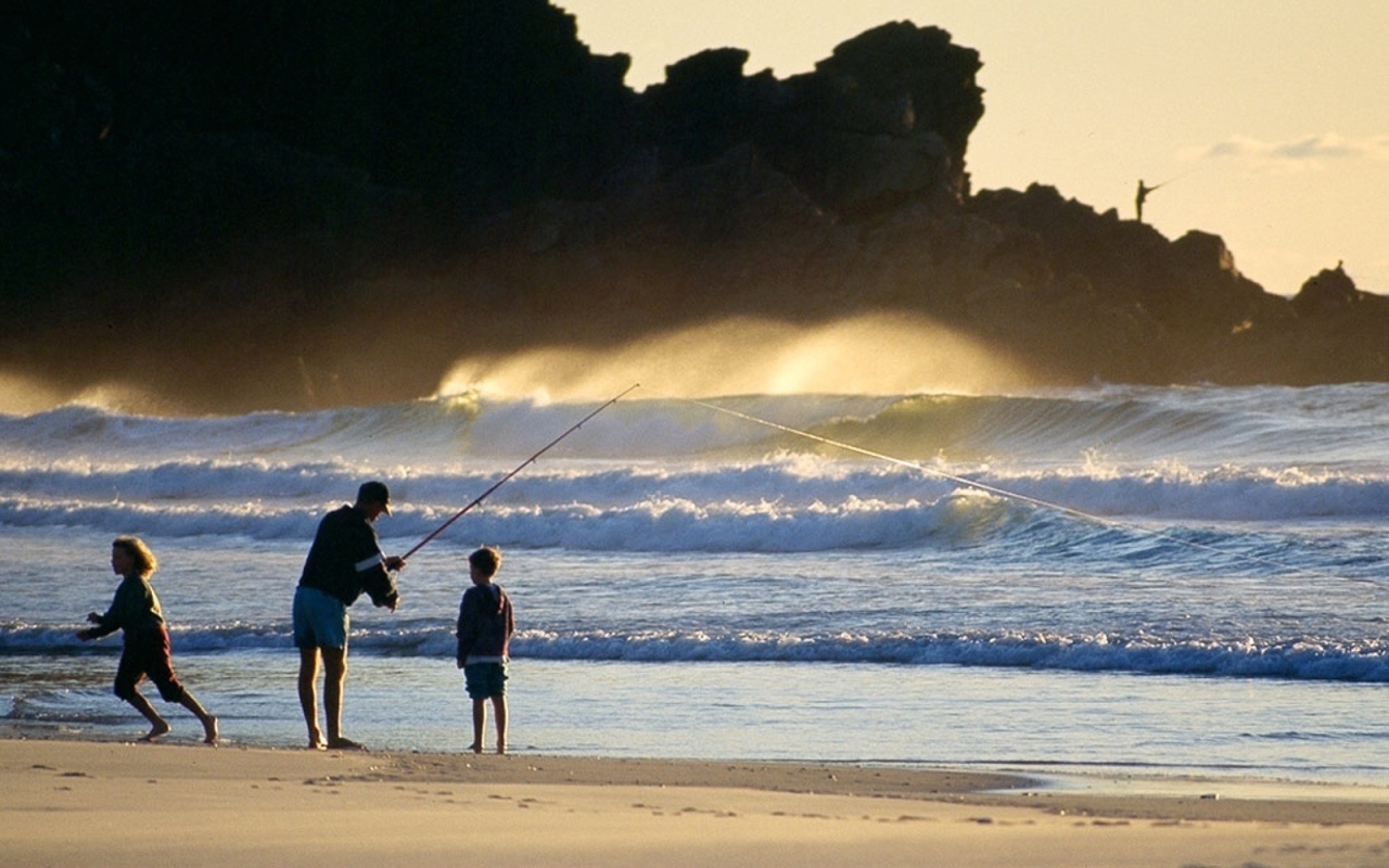 Рыбалка во время шторма