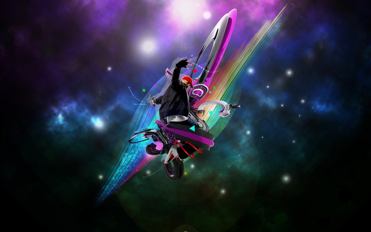 Абстракция с танцором