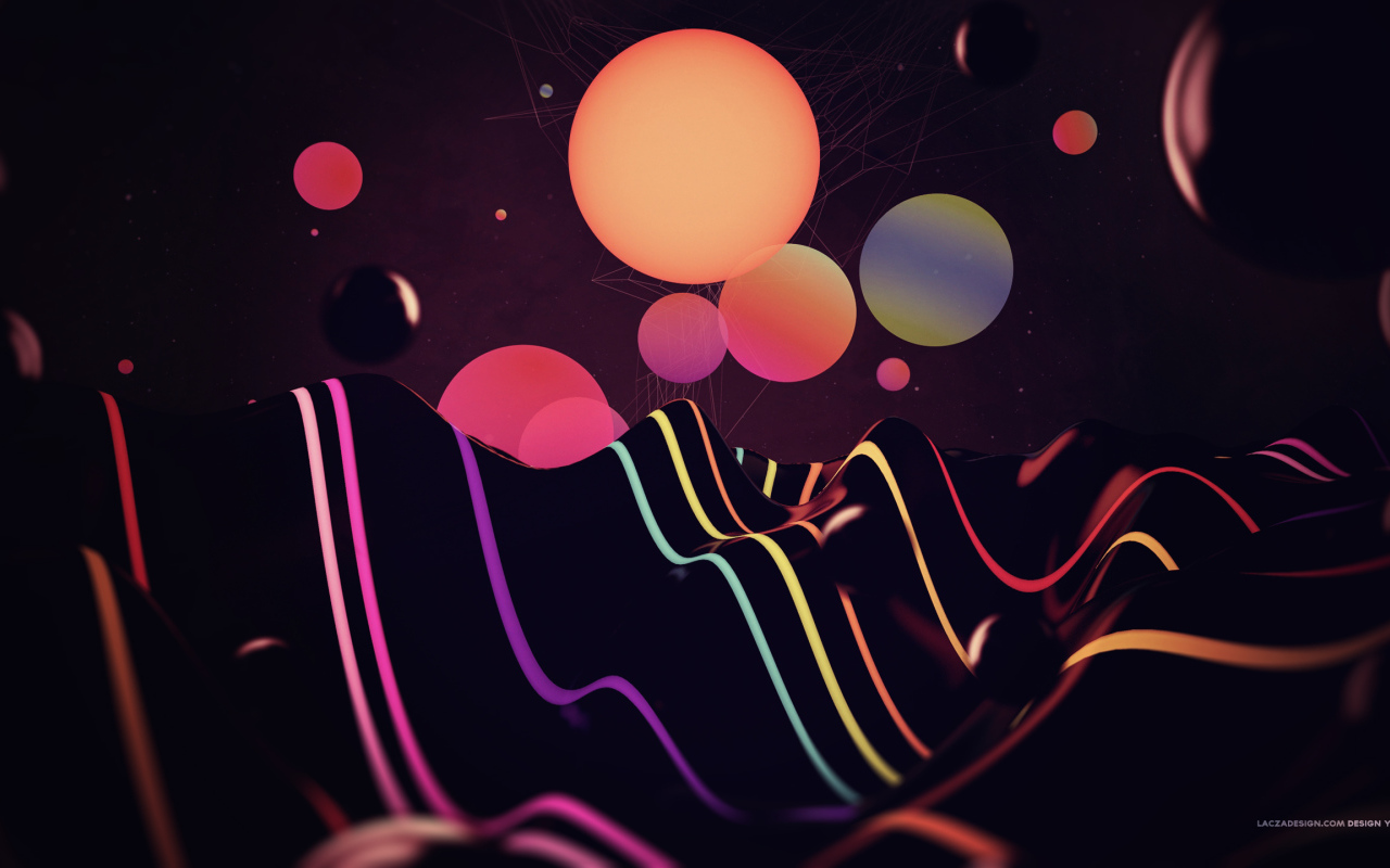 Разноцветные линии