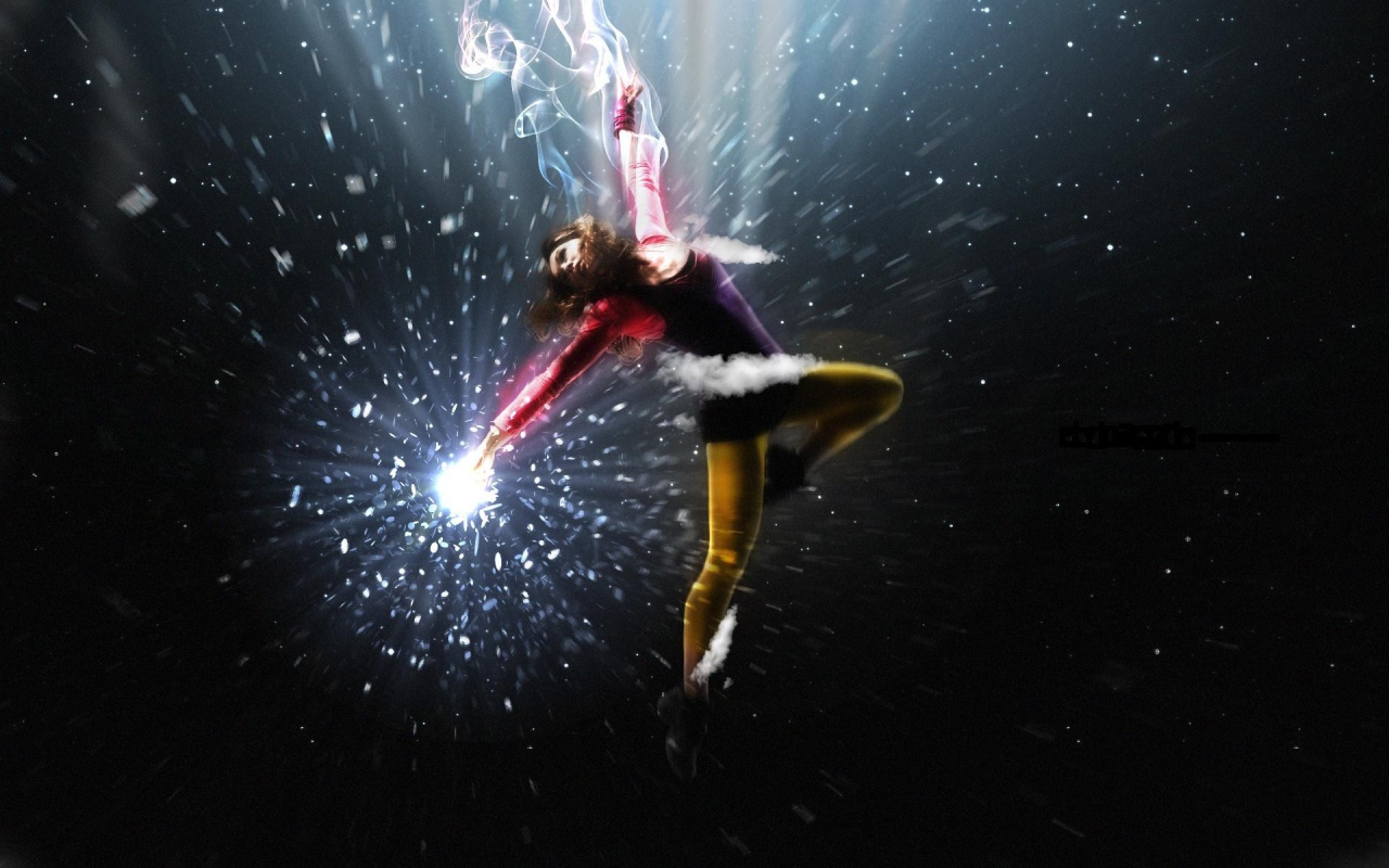 Девушка в полете