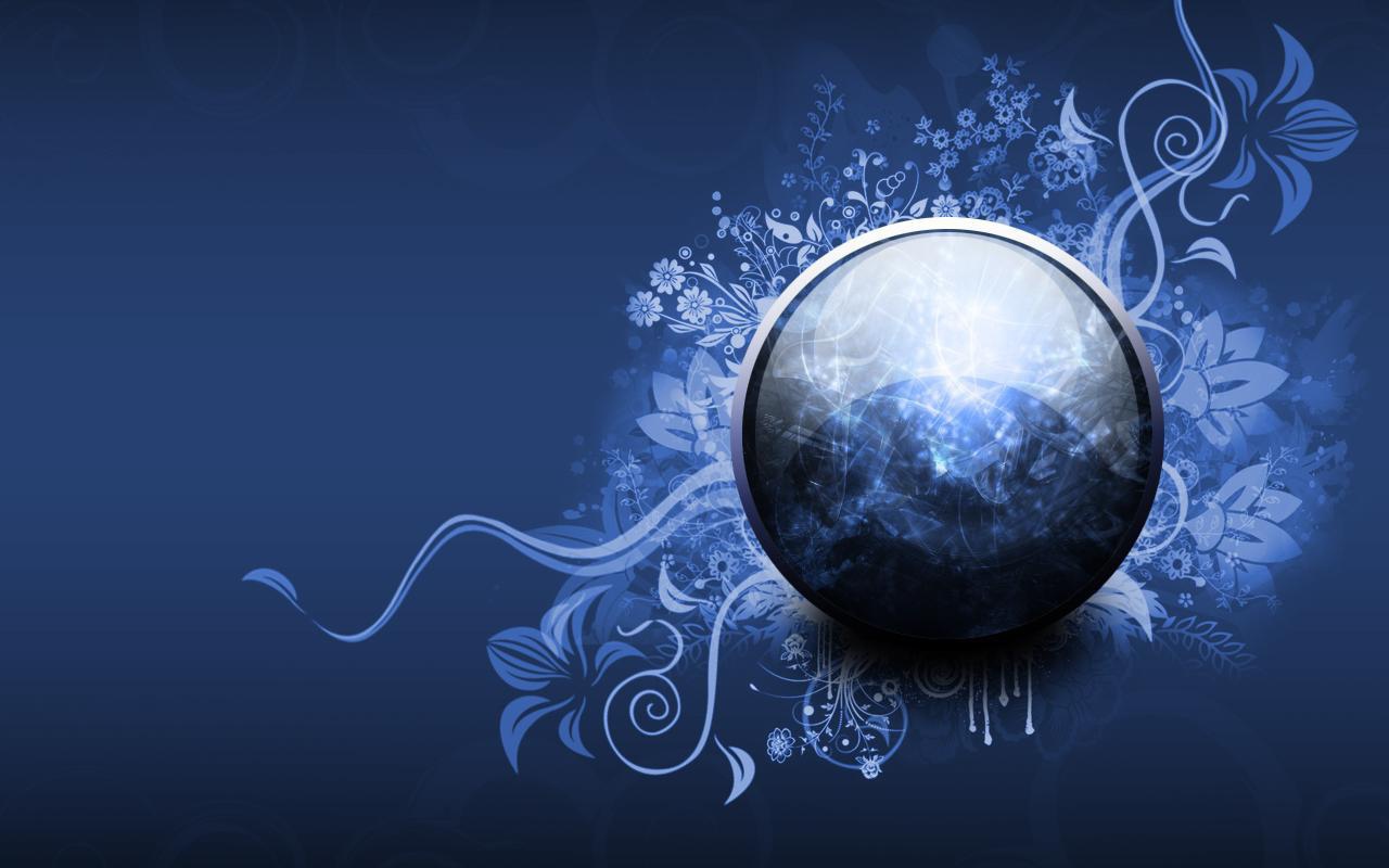 Шар с цветами