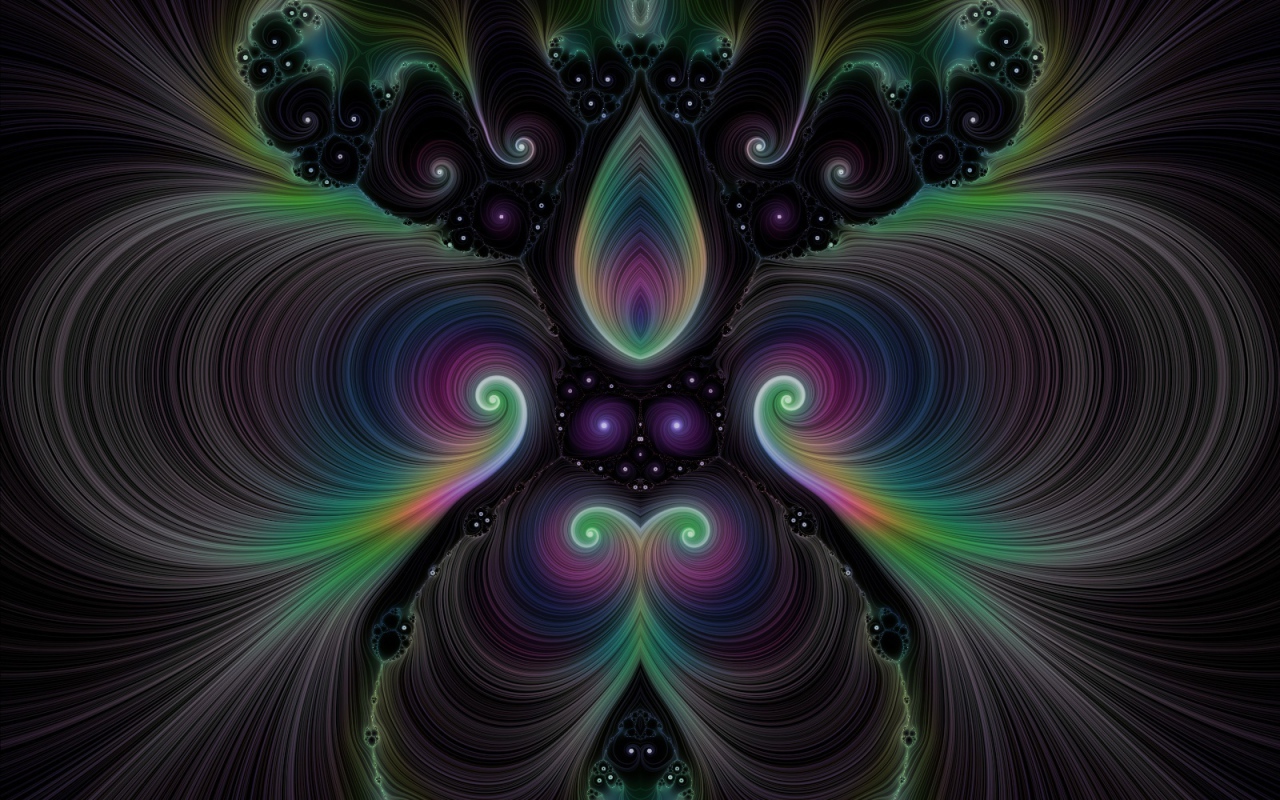 Симметричный абстрактный рисунок