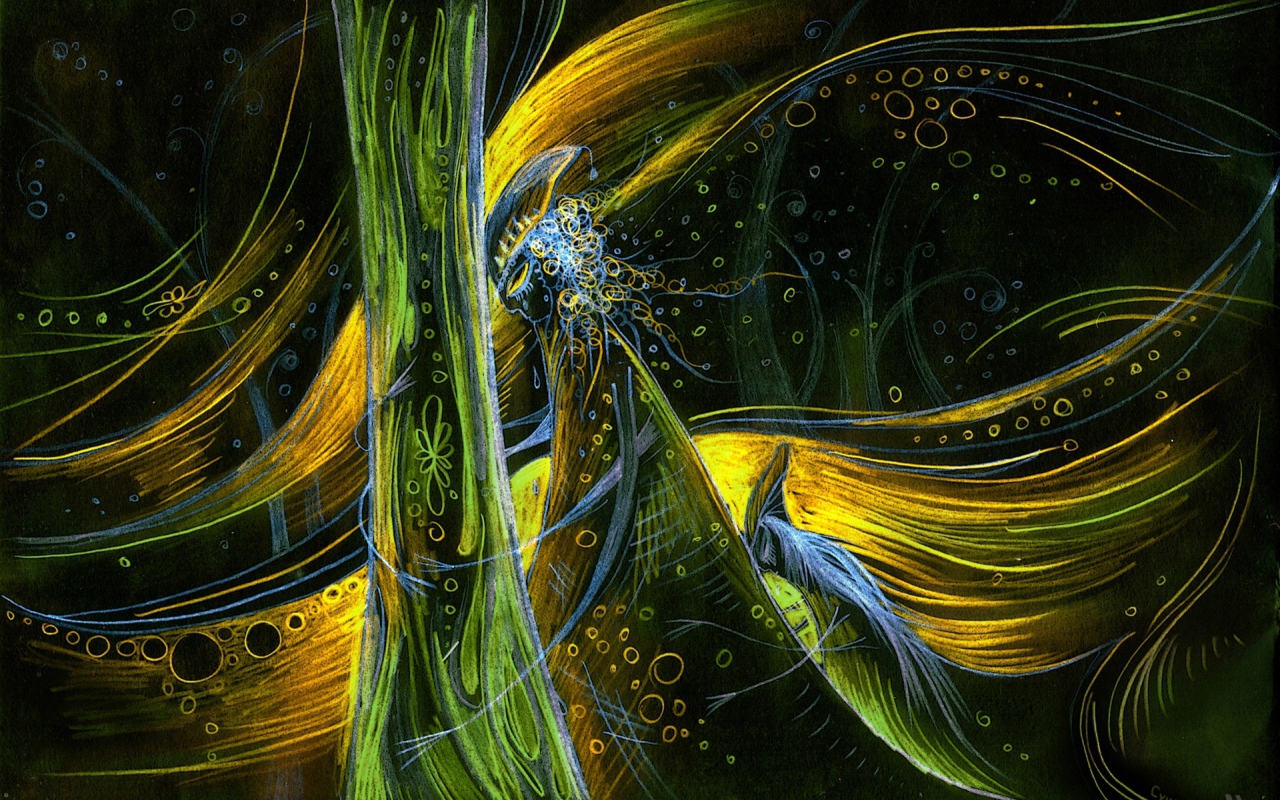 Абстрактные птицы