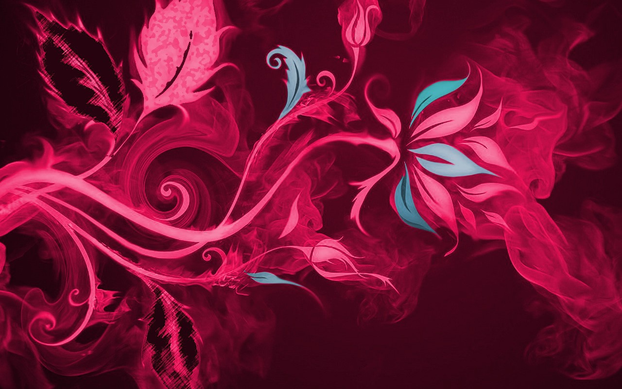 Розовое пламя