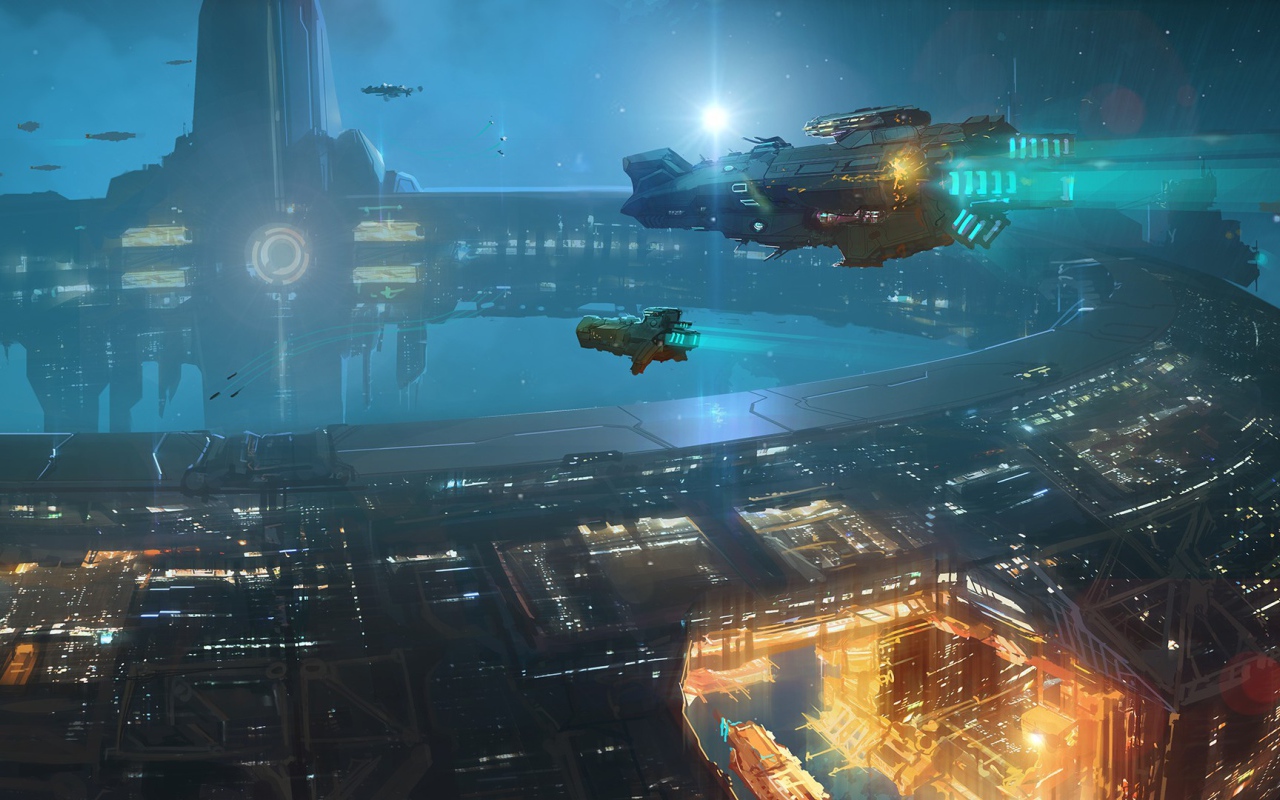 Стыковка с кораблем на орбите