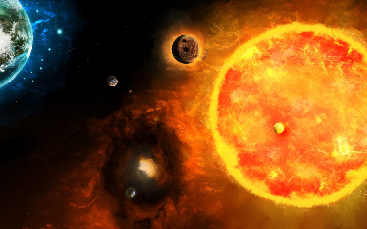 Mногоцветие космоса