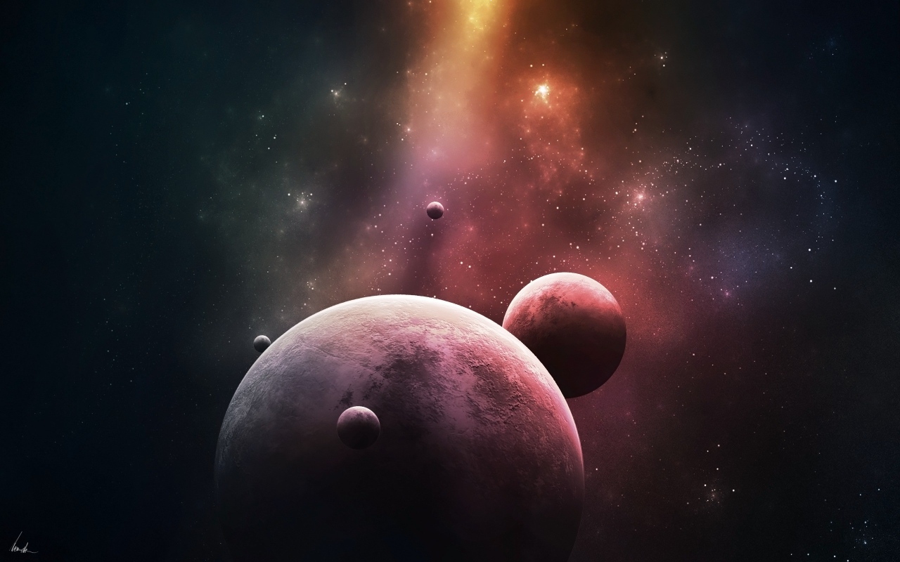 Планета со спутниками