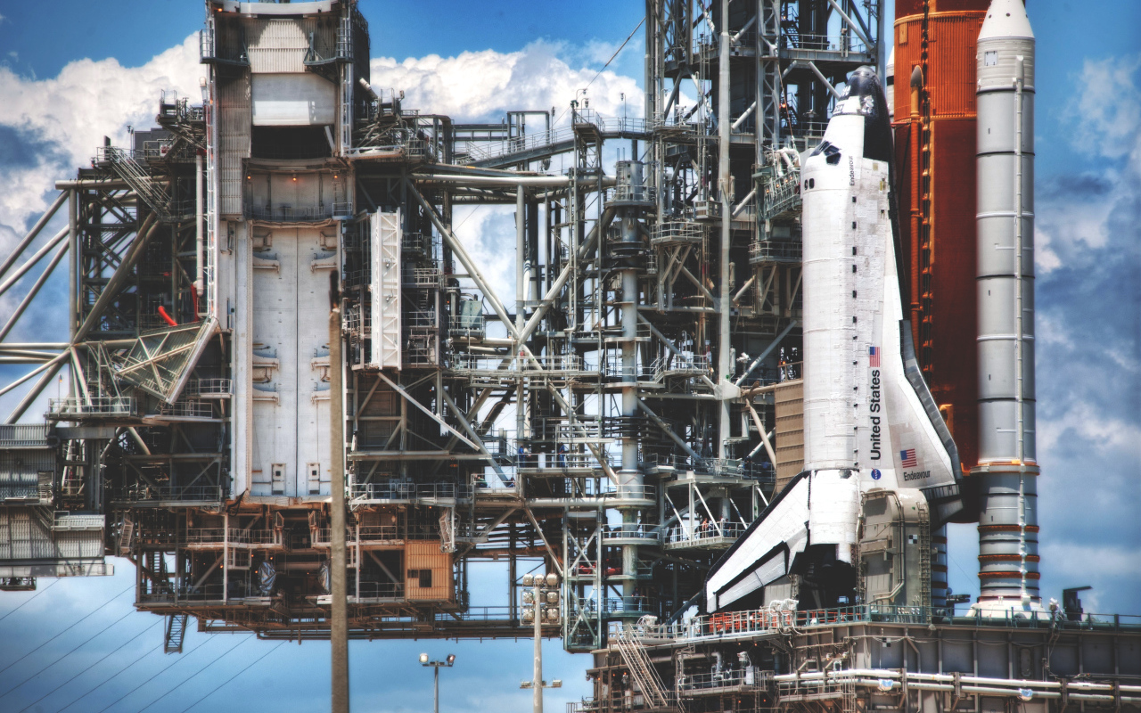 Запуск корабля Шатл